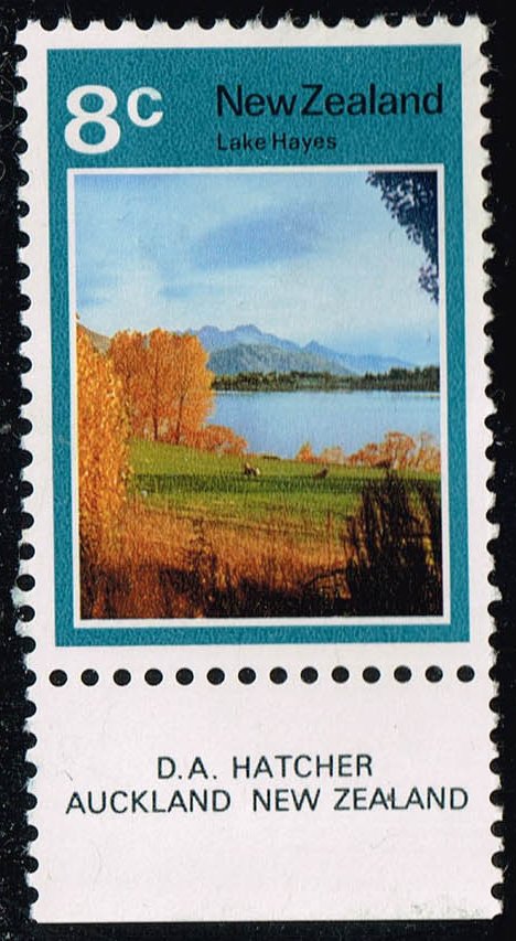 New Zealand #508 Lake Hayes; Unused