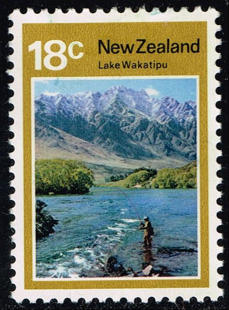 New Zealand #509 Lake Wakatipu; Unused