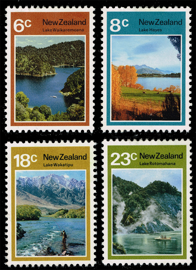 New Zealand #507-510 Lakes Set of 4; Unused