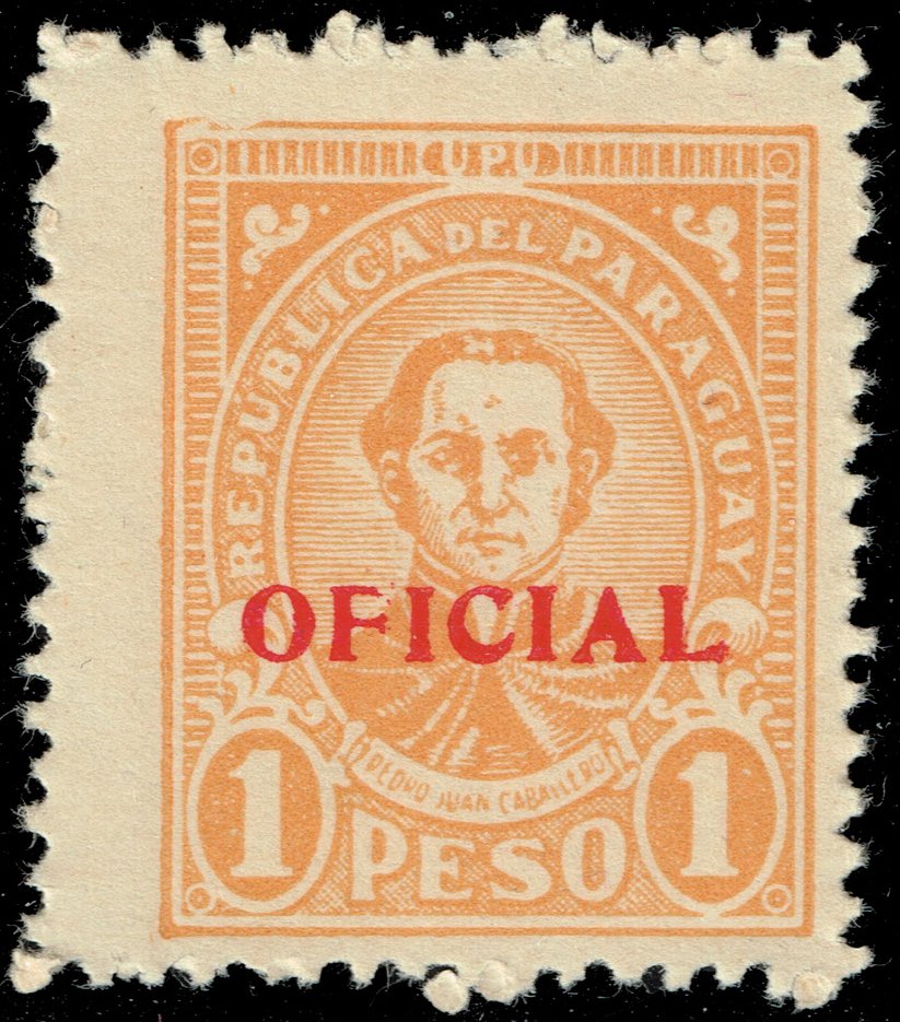 Paraguay #O96 Pedro Juan Caballero; MNH