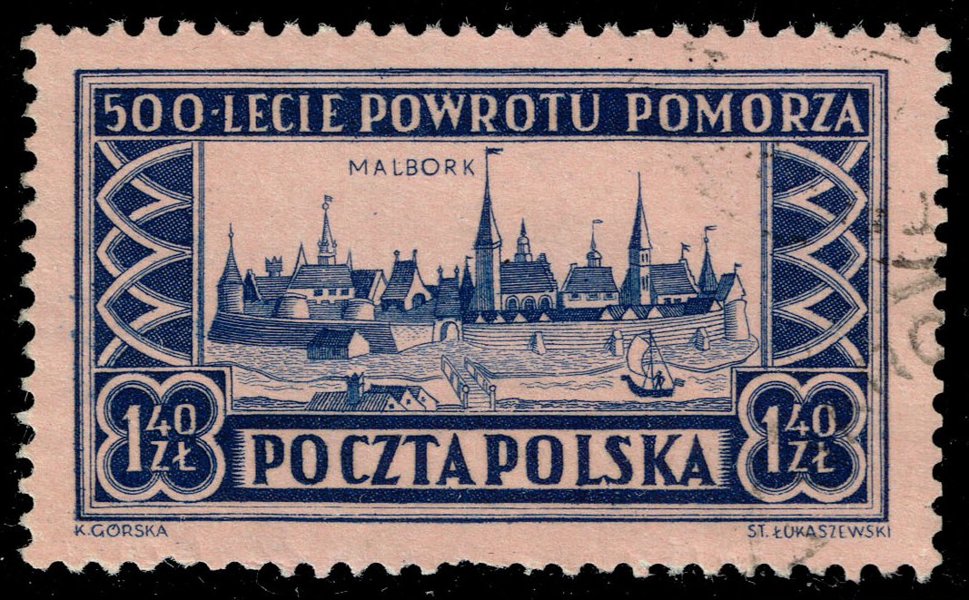 Poland #642 Malbork; Used