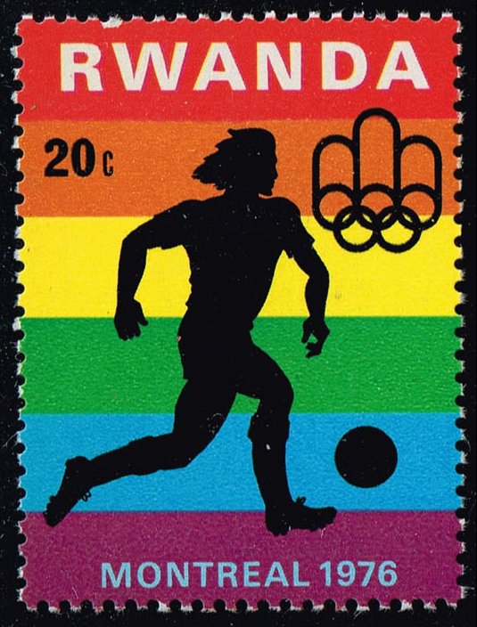 Rwanda #762 Soccer; MNH