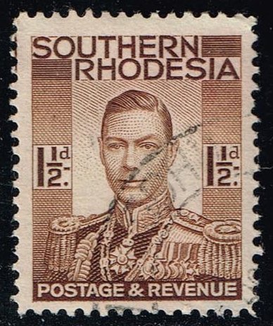Southern Rhodesia #44 King George VI; Used