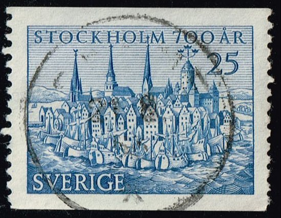 Sweden #449 Old Stockholm; Used