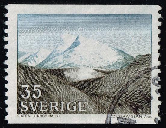 Sweden #719 The Fjeld; Used