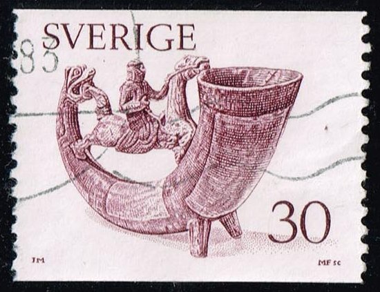 Sweden #1175 Drinking Horn; Used