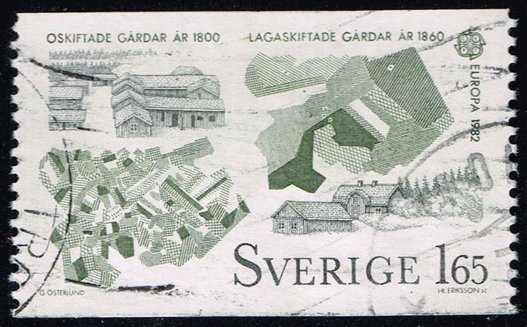 Sweden #1401 Europa; Used
