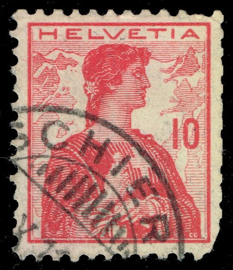 Switzerland #164 Helvetia; Used
