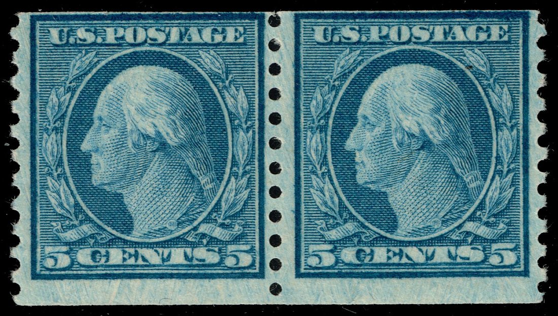US #496 George Washington Pair; MNH