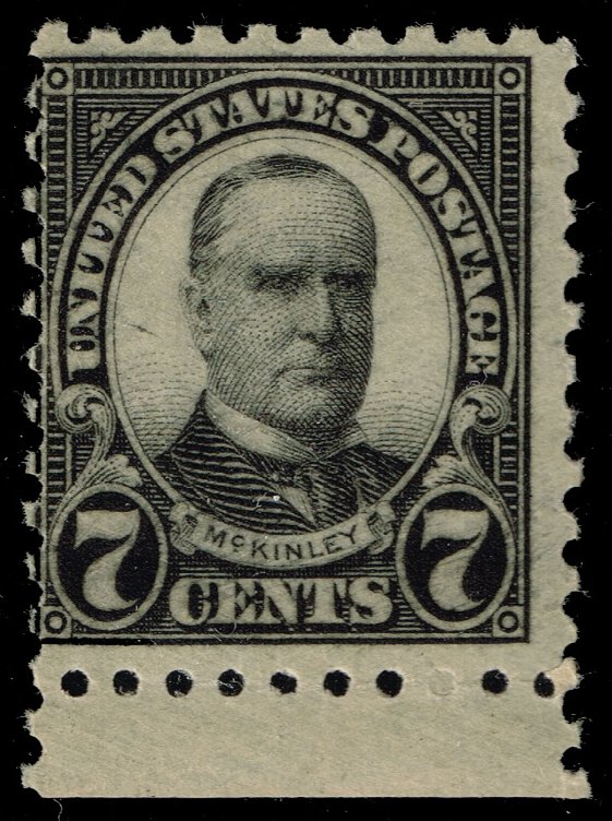 US #588 William McKinley; MNH