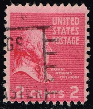 US #806 John Adams; Used