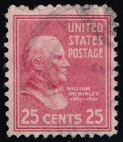 US #829 William McKinley; Used