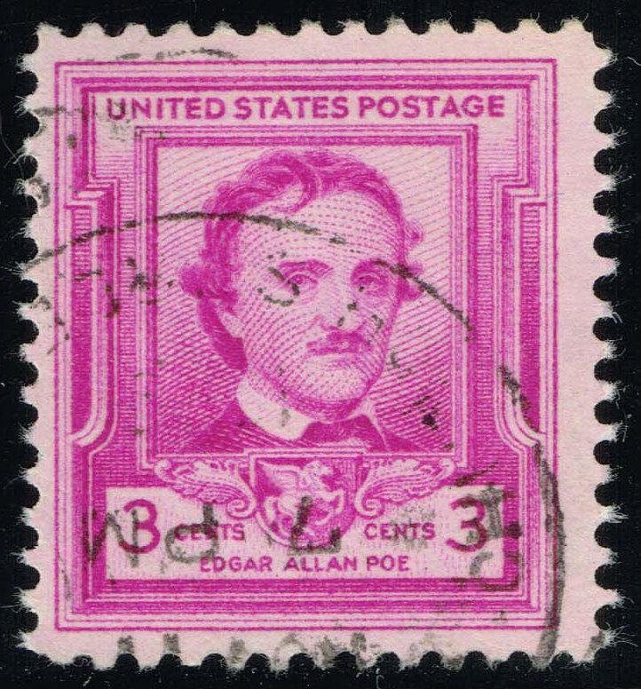 US #986 Edgar Allan Poe; Used