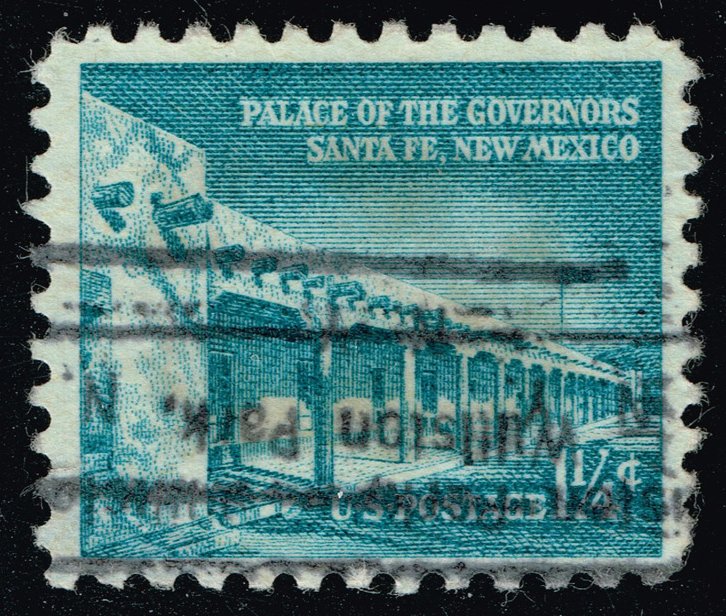 US #1031A Palace of the Governors in Santa Fe; Used