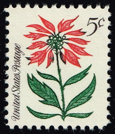US #1256 Poinsettia; MNH