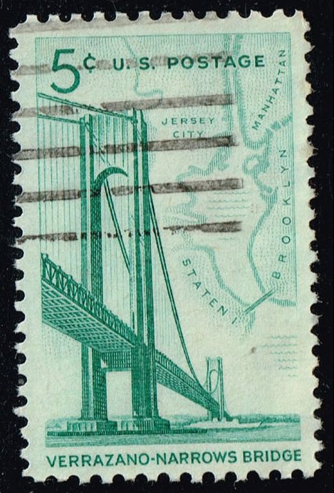 US #1258 Verranzo-Narrows Bridge; Used
