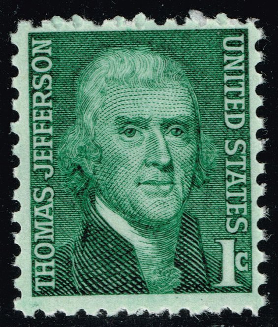 US #1278 Thomas Jefferson; MNH