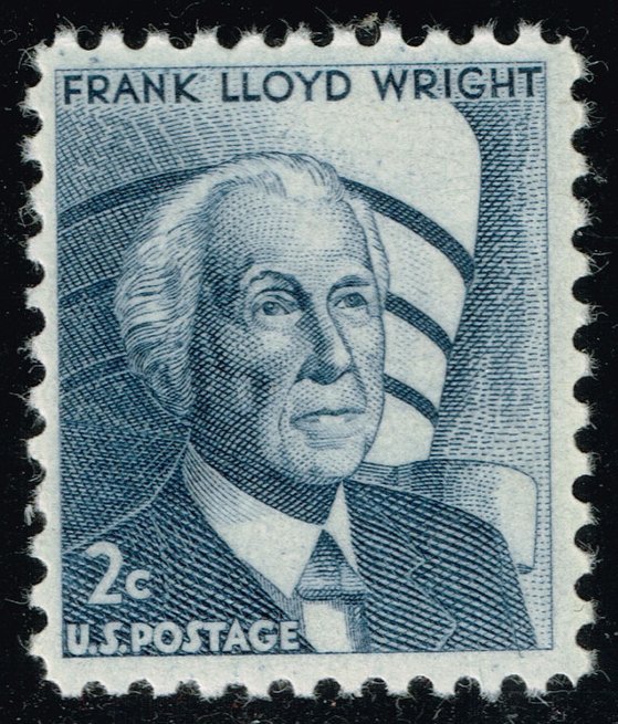 US #1280 Frank Lloyd Wright & Guggenheim Museum; MNH