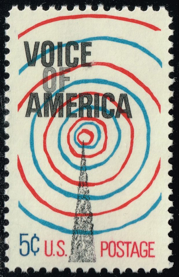 US #1329 Voice of America; Used