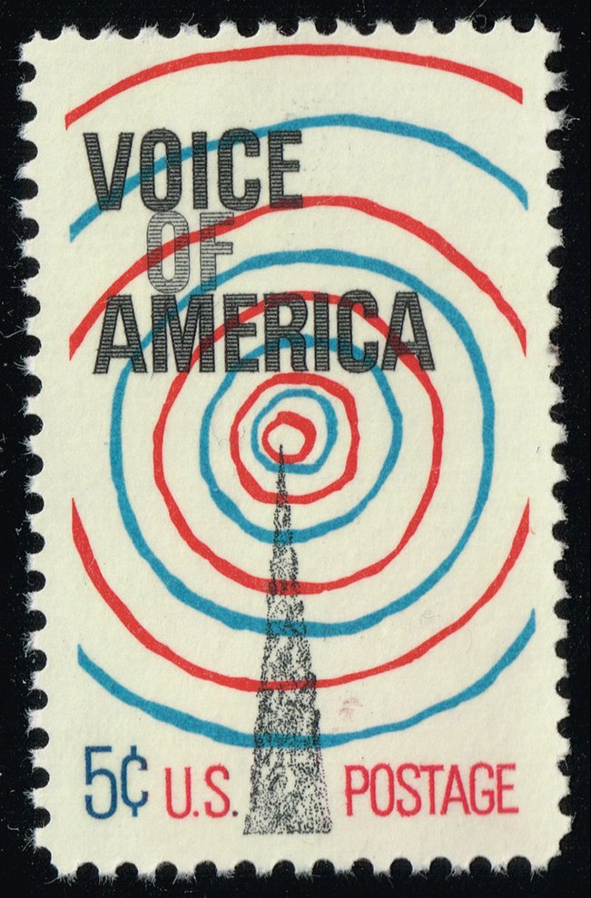 US #1329 Voice of America; Used
