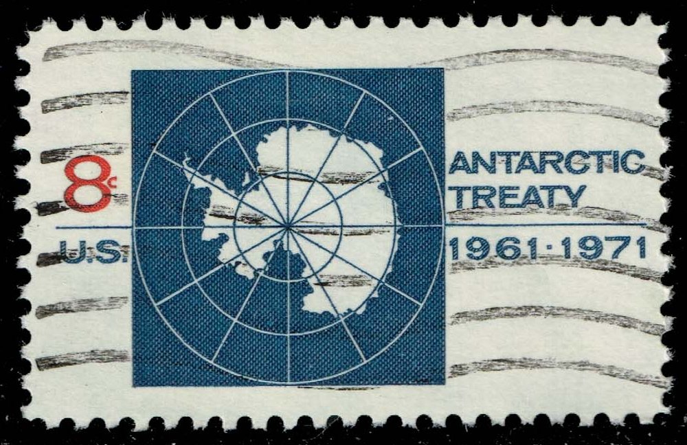 US #1431 Map of Antarctica; Used