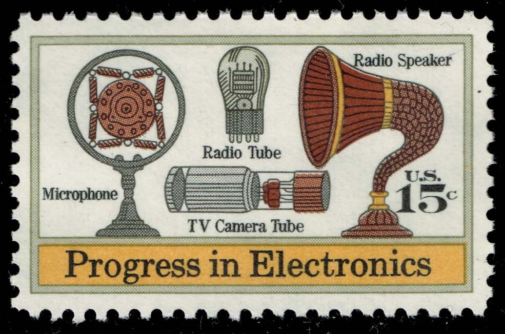 US #1502 Microphone; Speaker; Radio & TV Camera Tubes; Used