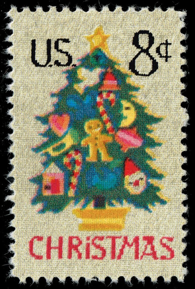 US #1508 Christmas Tree in Needlepoint; MNH