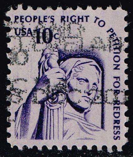 US #1592 Contemplation of Justice; Used