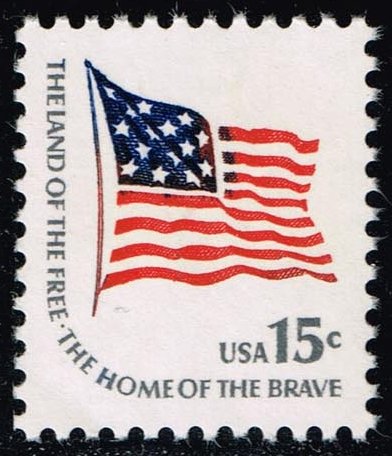 US #1597 Fort McHenry Flag (15 stars); MNH