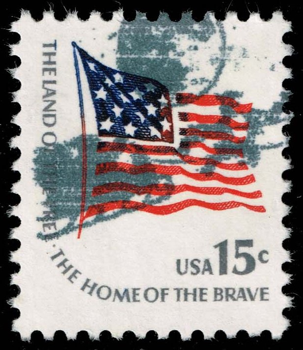 US #1597 Fort McHenry Flag (15 stars); Used