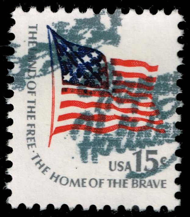 US #1597 Fort McHenry Flag (15 stars); Used