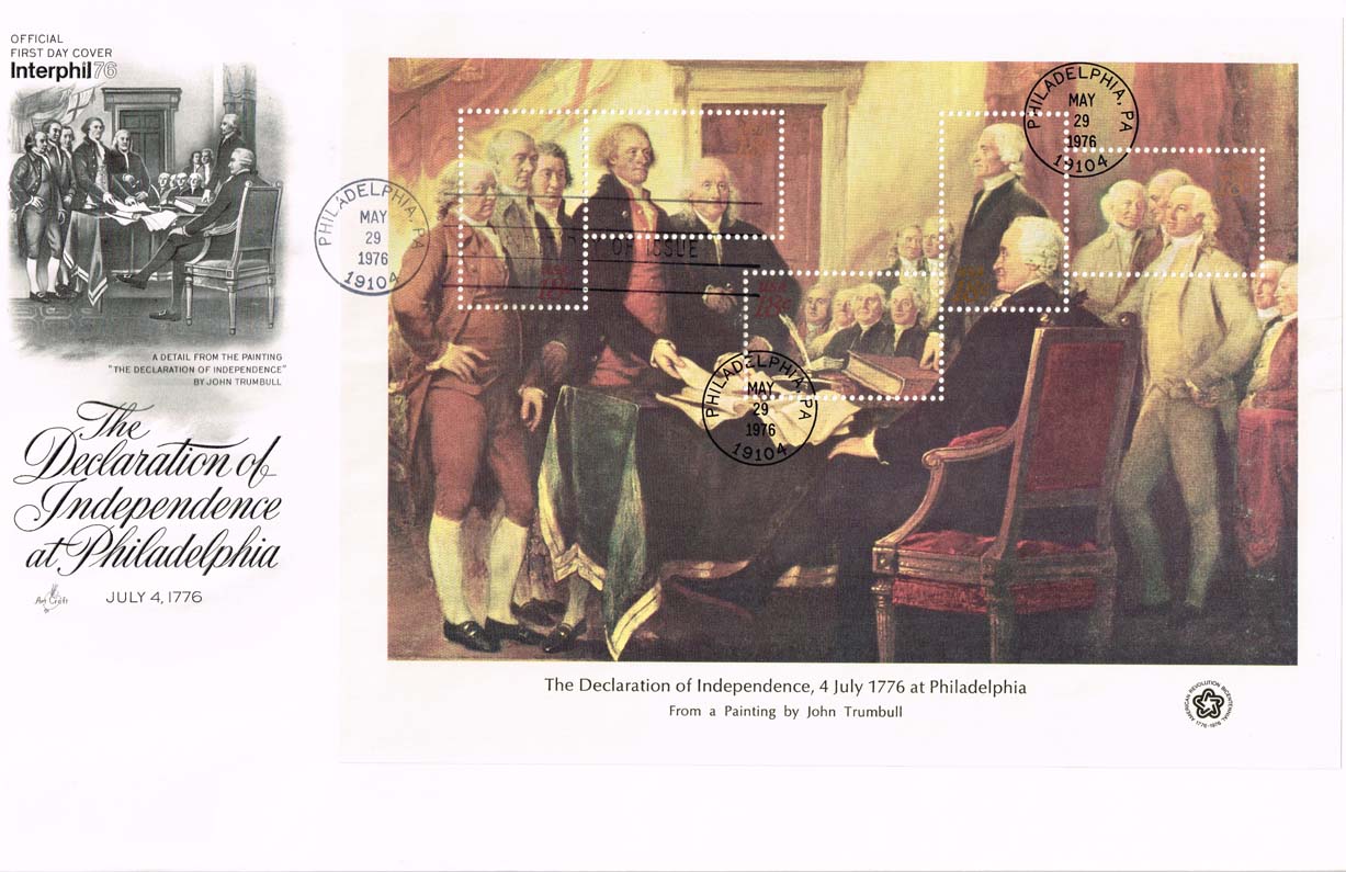 US #1687 Declaration of Independence ArtCraft FDC