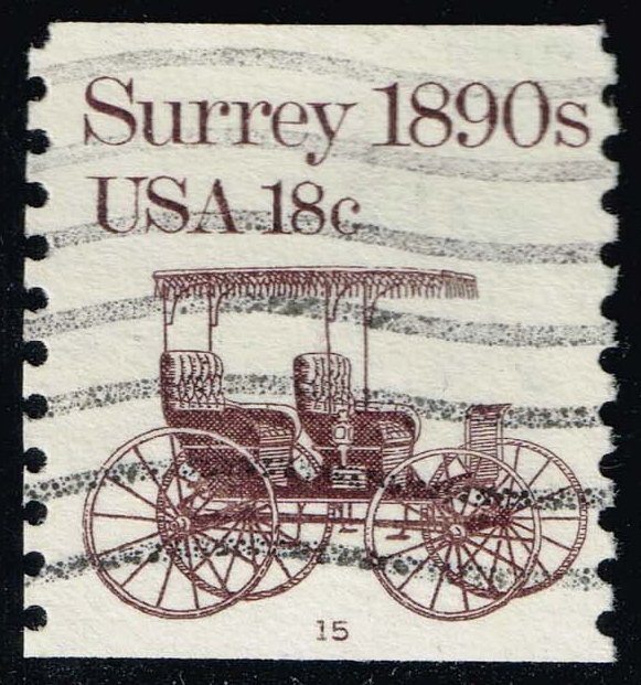 US #1907 Surrey PNC Single - Plate No. 15; Used