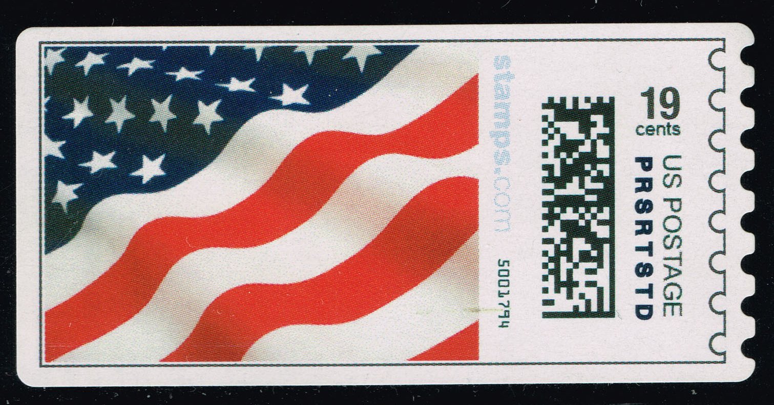 US #1CVP70 Flag - 19c Presort Rate; Used