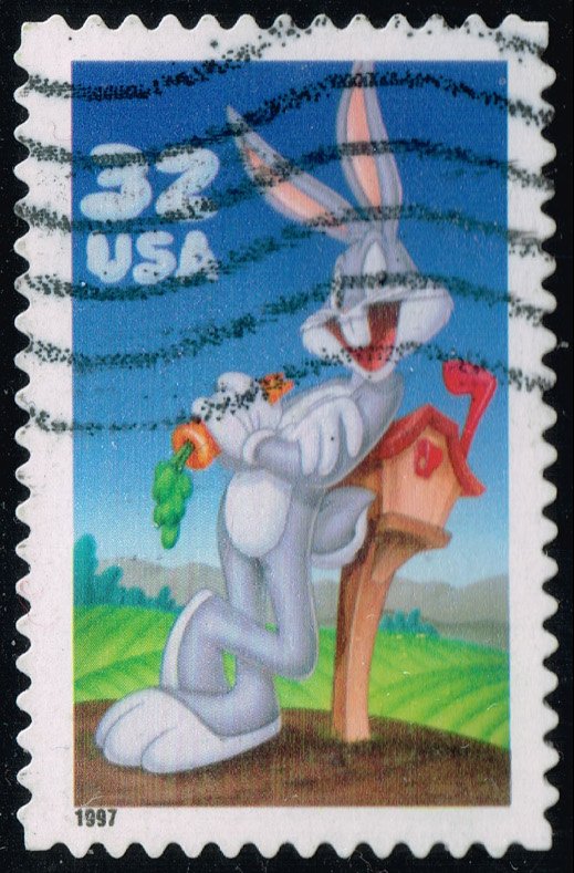 US #3137a Bugs Bunny Single; Used