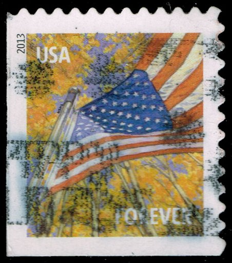 US #4784 Flag in Autumn; Used