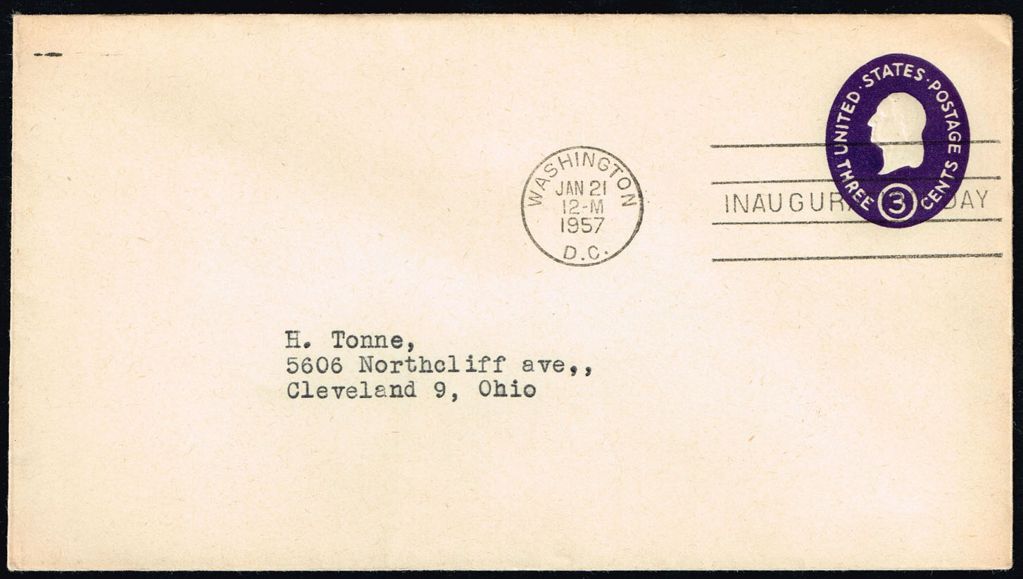 Dwight D. Eisenhower Inauguration Day Cover - Click Image to Close