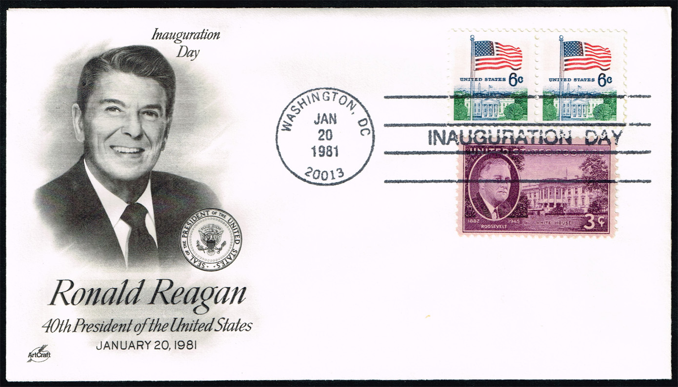 Ronald Reagan Artcraft Cachet Inauguration Day Cover