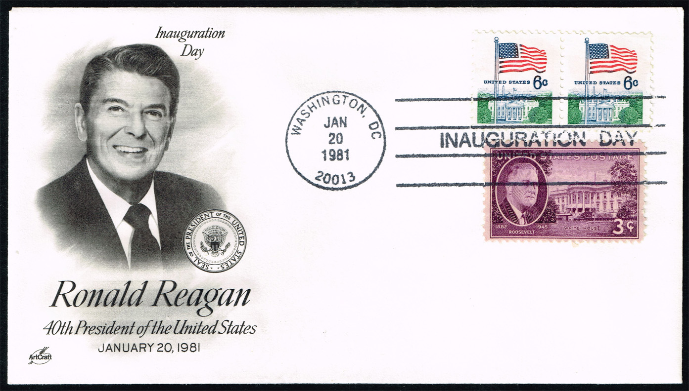 Ronald Reagan Artcraft Cachet Inauguration Day Cover