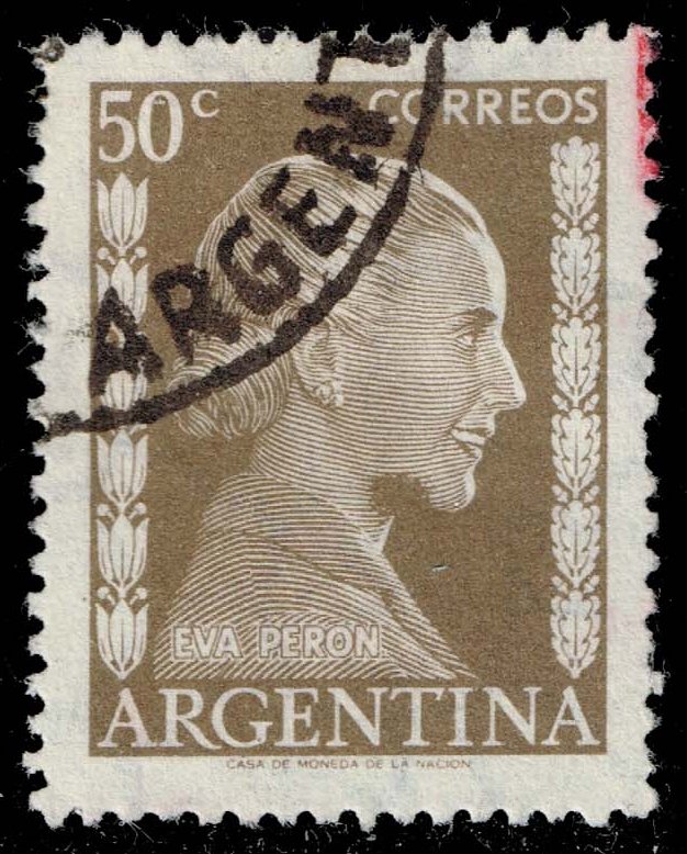 Argentina #606 Eva Peron; Used EFO
