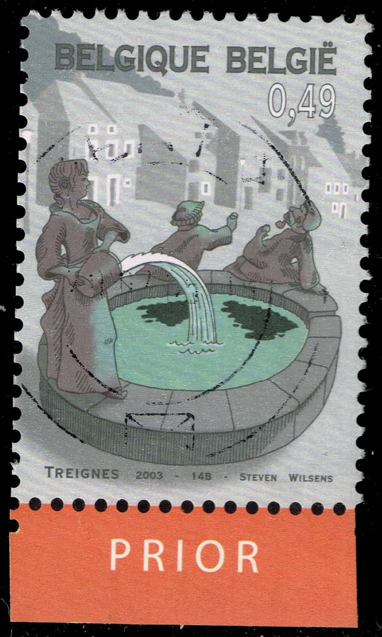 Belgium #1964 La Toinade Fountain; Used