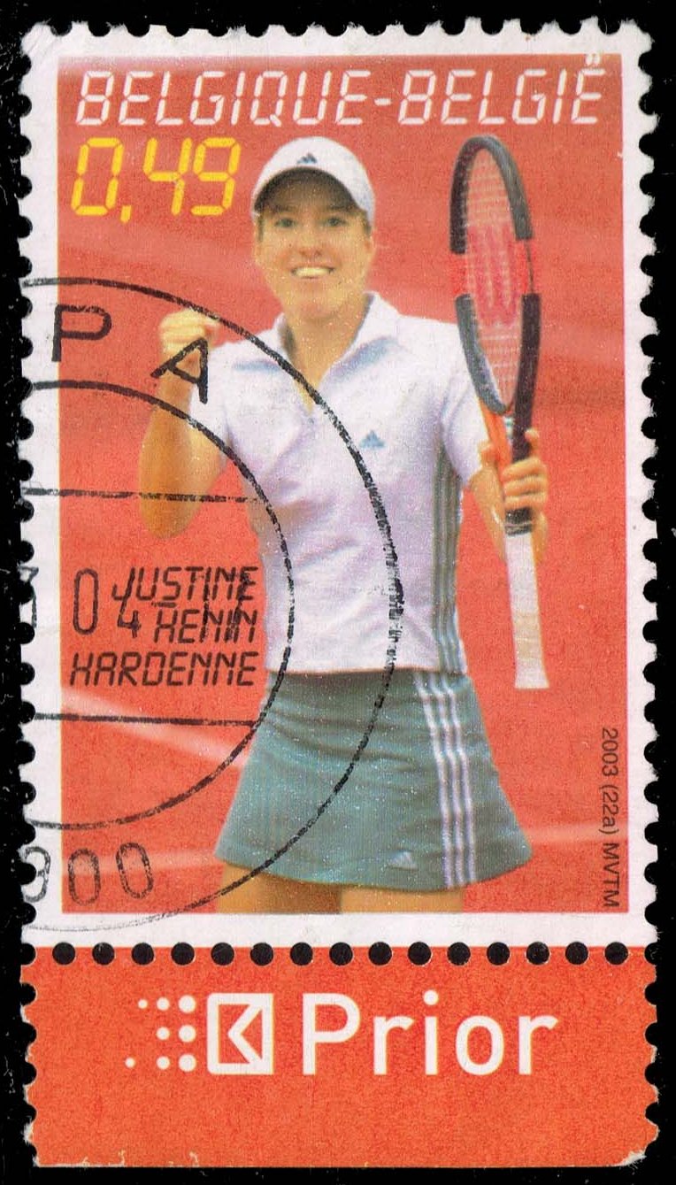 Belgium #1993 Justine Henin-Hardenne; Used