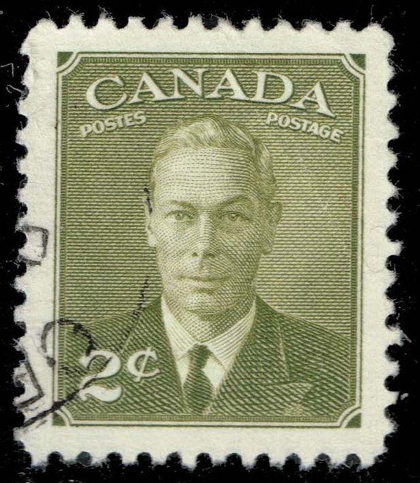 Canada #305 King George VI; Used