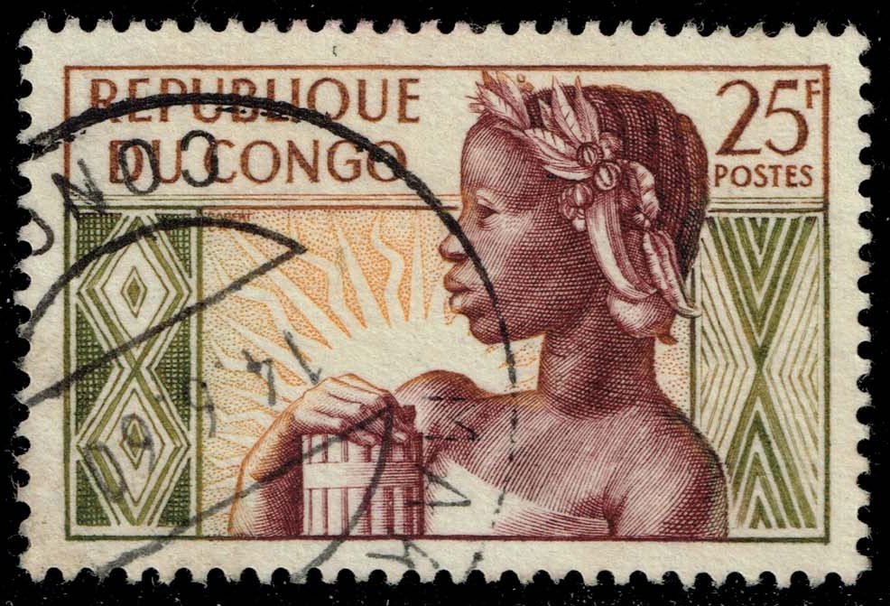 Congo PR #89 Allegory of New Republic; Used