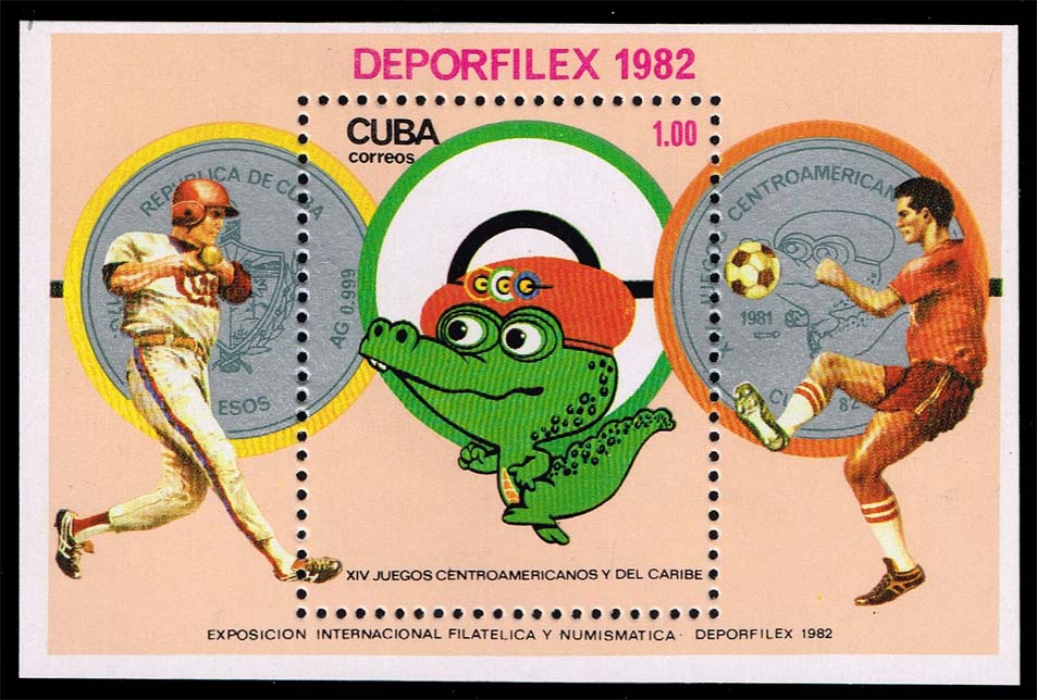 Cuba #2534 14th Central American and Caribbean Games; Unused