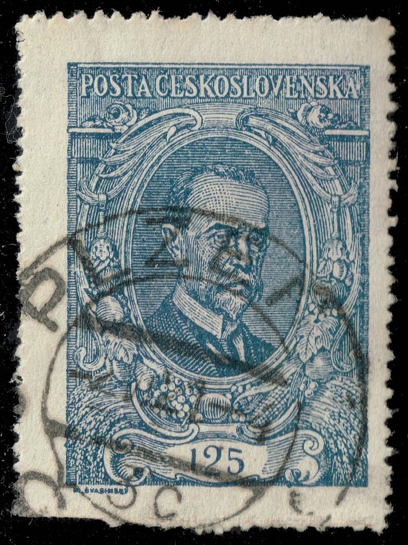 Czechoslovakia #61 Pres. Thomas Garrigue Masaryk; Used