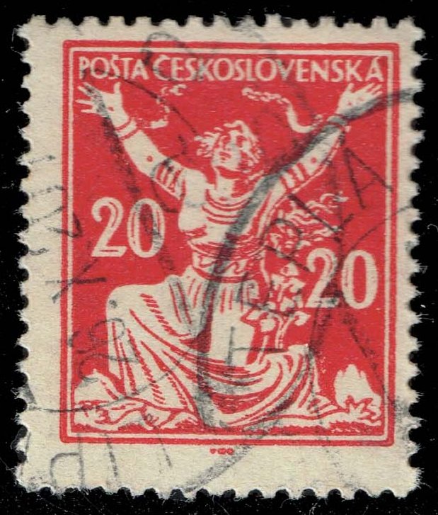 Czechoslovakia #68 Breaking Chains to Freedom; Used