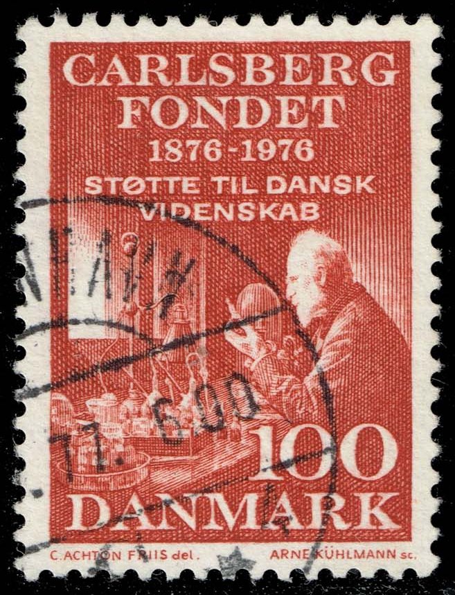 Denmark #592 Emil Hansen; Used