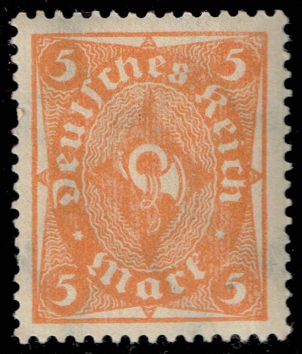 Germany #188 Post Horn; MNH