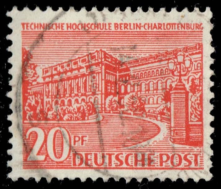 Germany #9N49 Polytechnic College in Charlottenburg; Used